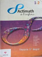 Livre Math 1ere 2eme humanité actimath, Livres, Enlèvement ou Envoi, Utilisé