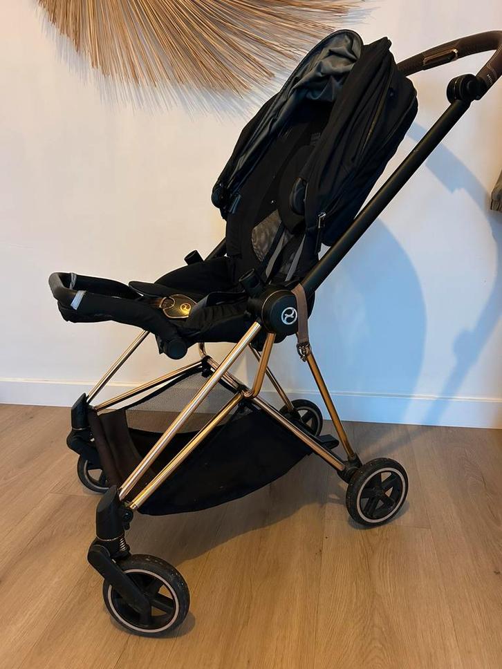 Cybex Mios set – Rosegold & Deep Black, Kinderen en Baby's, Buggy's, Gebruikt, Ophalen