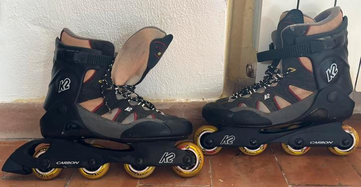 kwaliteitsvolle K2 inline skates met carbon frame, Sport en Fitness, Skeelers, Zo goed als nieuw, K2, Verzenden