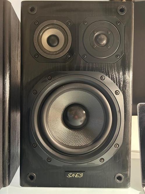 Prachtige JVC SX-E3 speakers, Audio, Tv en Foto, Luidsprekerboxen, Gebruikt, Front, Rear of Stereo speakers, 60 tot 120 watt, JVC