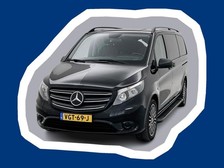 Mercedes-Benz Vito 116 CDI Lang DC 2x Schuifdeur Dubbele Cab, Auto's, Bestelwagens en Lichte vracht, Bedrijf, ABS, Adaptive Cruise Control