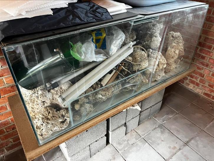2 Aquariums om te kweken: 150-50-60 + 100-30-40, Dieren en Toebehoren, Vissen | Aquaria en Toebehoren, Gebruikt, Leeg aquarium
