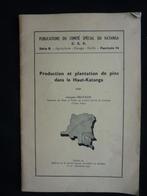 Production et plantation de pins dans le Haut-Katanga, Enlèvement ou Envoi, Jacques Delvaux