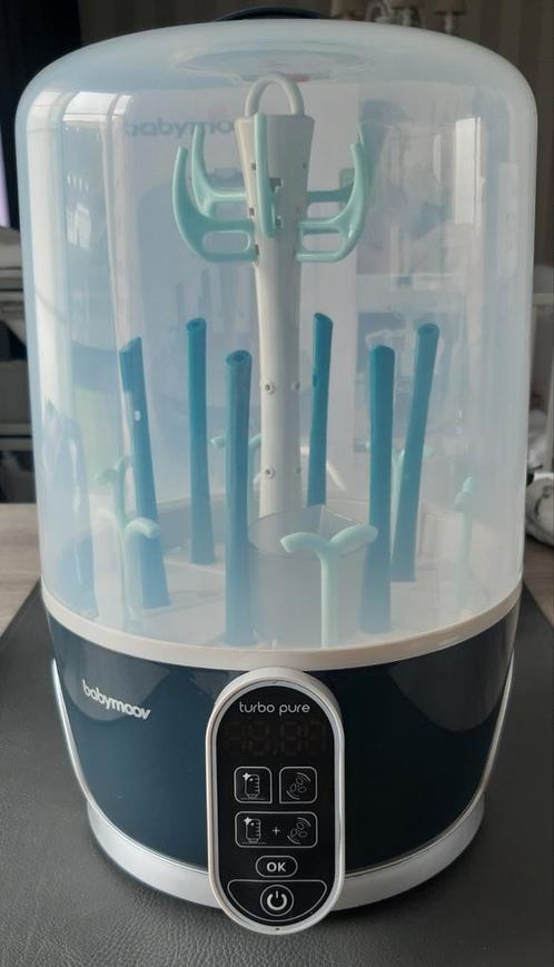 Babymoov turbo Pure sterilisator en flessendroger, Kinderen en Baby's, Babyvoeding en Toebehoren, Zo goed als nieuw, Ophalen