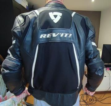 TAILLE S Veste de moto scooter Rev'it ! Doublure 3M CUIR, Revit, Seconde main, Manteau | cuir, Enlèvement