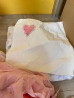 klamboe - dekbedovertrek - pyamazak - luster - roos/hartjes, Kinderen en Baby's, Ophalen, Gebruikt, Overige typen