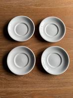 Assiettes blanches porcelaine de Baudour, Ophalen of Verzenden