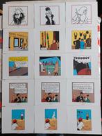 Lot de 72 planches Tintin, 24 séries de 3 planches strips, Enlèvement ou Envoi