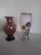 Ancien vase en verre ' deux pièces, Enlèvement ou Envoi