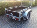 ongeremde dubbelasser nieuw 258x128 met coc, Auto diversen, Aanhangers en Bagagewagens, Ophalen, Nieuw