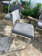 Lot de 4 chaises vintage, Comme neuf, Enlèvement ou Envoi, Gris