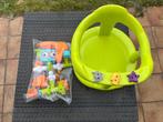 Badstoeltje en badspeelgoed voor baby, Ophalen, Zo goed als nieuw, Badzitje of Badring