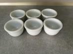 6 mini kaarsenhouders (diameter 3cm), Overige materialen, Wit, Nieuw, Ophalen of Verzenden