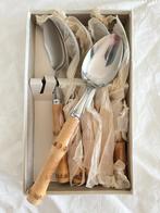 Boîte de 6 cuillères à soupe avec manche en bambou, Aucun, Vintage, Nieuw, Ophalen of Verzenden
