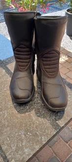 Zwarte motorlaarzen maat 41 - reflecterende strip achteraan, Motoren, Ophalen of Verzenden, Tweedehands, Dames, Laarzen