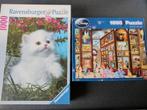 Puzzels 1000 stukjes Disney (King) & Witte Pers (Ravensburge, Enlèvement ou Envoi, Comme neuf