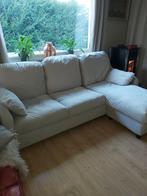 Zetel met chaise longue 3 zit Ikea vinliden beige hakebo, Huis en Inrichting, Ophalen, Zo goed als nieuw