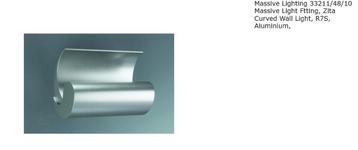 Massive wandlamp Zita curved New modern 2013 beschikbaar voor biedingen