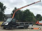 Iveco Daily 40C17 EEV Clixtar Kraan Open Laadbak, Auto's, Bestelwagens en Lichte vracht, Iveco, Zwart, Bedrijf, Cruise Control