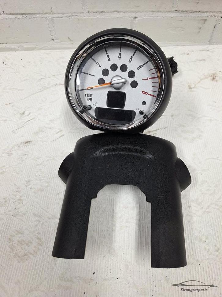 Toerenteller Mini R56 inclusief afdekkap 2012, Auto-onderdelen, Dashboard en Schakelaars, Mini, Gebruikt, Ophalen of Verzenden