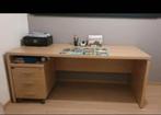 Grote bureau met bijhorende kasten, Huis en Inrichting, Bureaus, Ophalen, Zo goed als nieuw, Bureau
