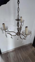 Oude luster, Huis en Inrichting, Lampen | Kroonluchters, Glas, Gebruikt, Ophalen of Verzenden