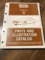 Catalogue de pièces et d'illustrations de la Cadillac D 1993, Enlèvement ou Envoi