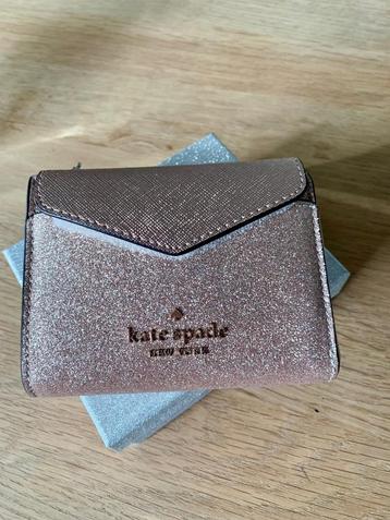 Kate Spade portemonnee platina glitter