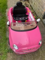 Elektrische kinderauto Fiat 500 roze, Zo goed als nieuw, Ophalen