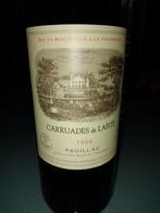 Carruades de Lafite 1999, Pleine, France, Enlèvement ou Envoi, Vin rouge