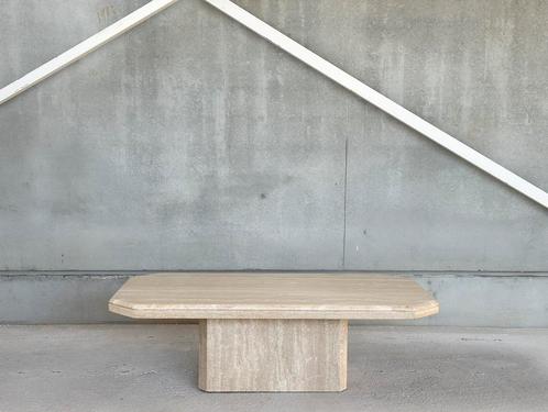 Salontafel | Travertin | Rechthoek, Antiek en Kunst, Antiek | Meubels | Tafels, Ophalen