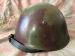 WW2 Italiaanse M33 Sawdust camo helm, Ophalen of Verzenden