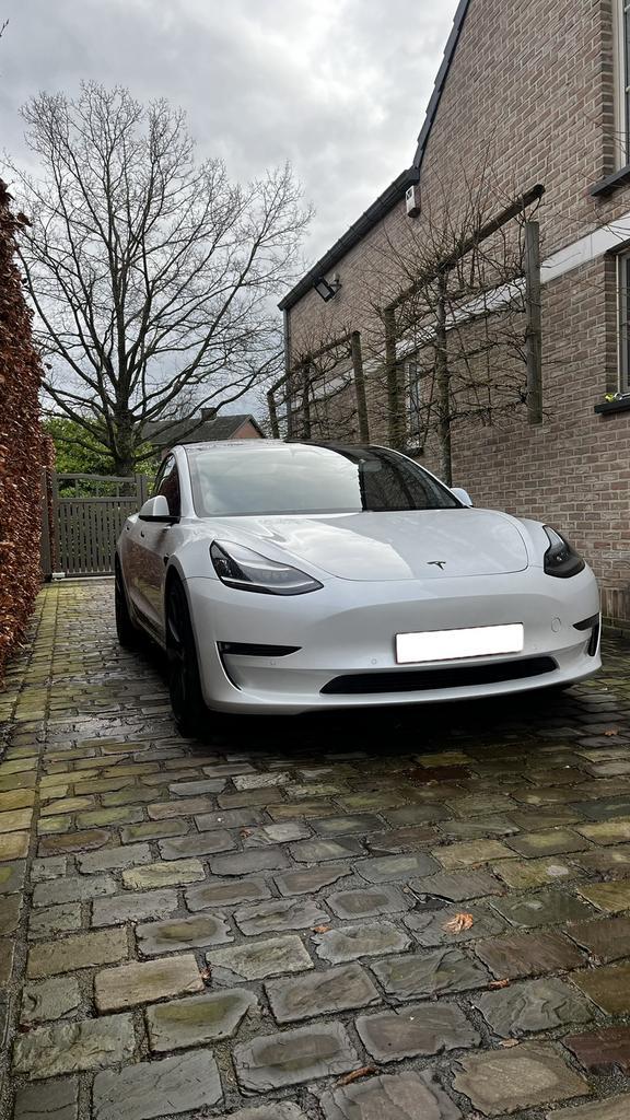 Tesla Model 3 Performance, Auto's, Tesla, Particulier, Model 3, Elektrisch, Automaat, Wit, Zwart, Leder, Vierwielaandrijving, Ophalen