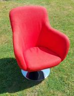 Vintage rode fauteuil, Huis en Inrichting, Zetels | Zetels, Ophalen, Gebruikt, Eenpersoons, Minder dan 75 cm
