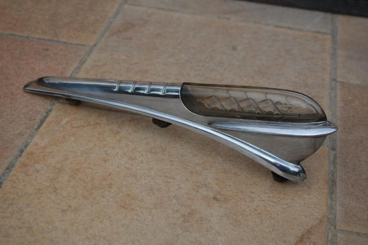 motorkap embleem mascotte Plymouth 1946 usa oldtimer, Antiek en Kunst, Curiosa en Brocante, Ophalen of Verzenden