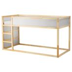 KURA bed IKEA - gedemonteerd, Hoogslaper of Stapelbed, Zo goed als nieuw, 85 tot 100 cm, Ophalen