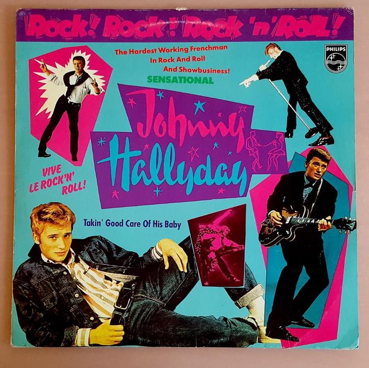 JOHNNY HALLYDAY "Chante en Anglais" /// Duits IMPORT LP //, Cd's en Dvd's, Vinyl | Overige Vinyl, Gebruikt, 12 inch, Ophalen of Verzenden