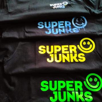 Super Junks Kleding van DJ Greg S. T-shirts Maat XL