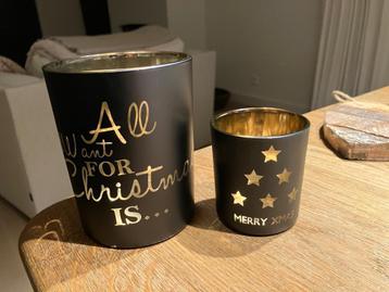 Set van 2 theelichten kerst NIEUW beschikbaar voor biedingen