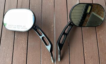 Harley spiegels L+R, zwart, in prima staat.  beschikbaar voor biedingen