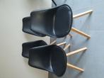 10 stoelen, zwarte zitting, Maison & Meubles, Chaises, Enlèvement, Utilisé