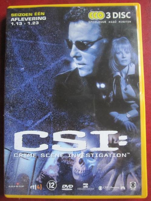 CSI: Crime Scene Investigation Seizoen 1 - Afl 13 -23 (3 dis, Cd's en Dvd's, Dvd's | Tv en Series, Zo goed als nieuw, Thriller
