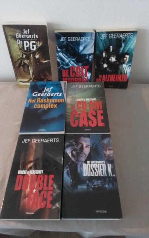 Boeken Jef Geeraerts, Livres, Thrillers, Comme neuf, Enlèvement ou Envoi
