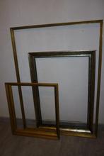 Lot de cadres anciens en bois, Ophalen