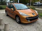 Peugeot 207 met keuring verkoop en garantie, Auto's, Peugeot, Voorwielaandrijving, Zwart, Leder en Stof, Bedrijf