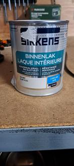 Sikkens binnenlak grijswit zijdeglas 0.75l, Ophalen of Verzenden, Nieuw, Lak