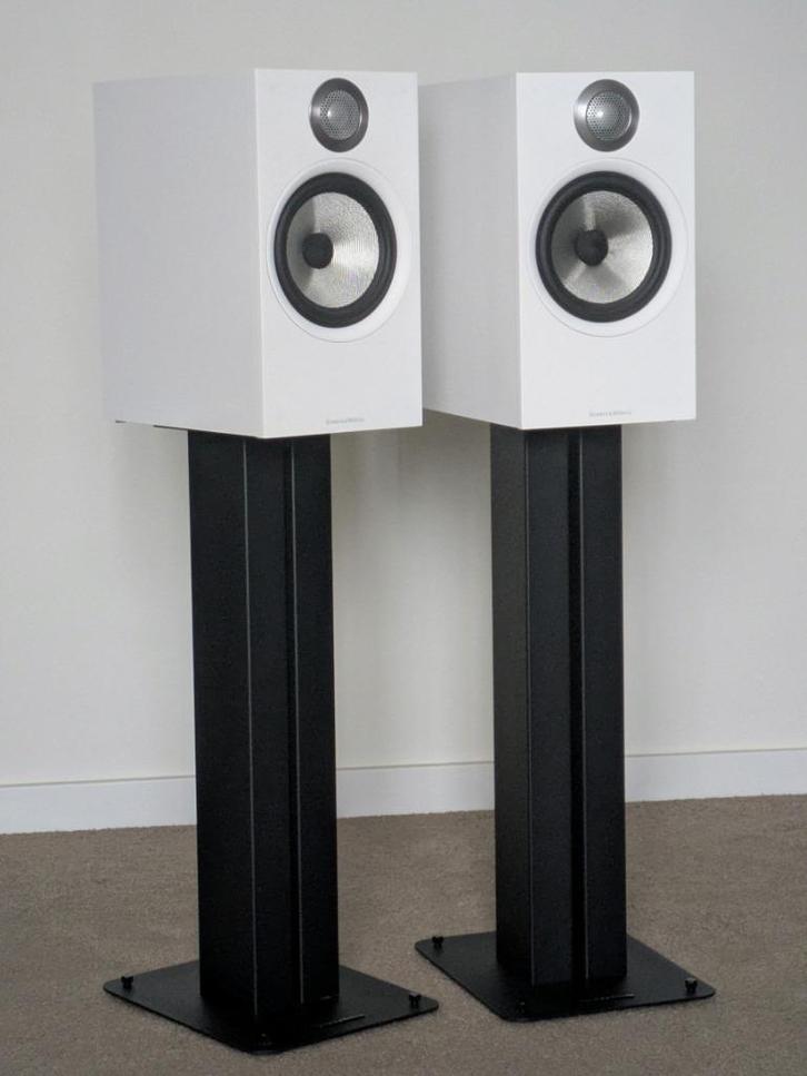 Bowers & Wilkins B&W 606 + STAV24 S2 staanders, als nieuw, Audio, Tv en Foto, Luidsprekerboxen, Zo goed als nieuw, Front, Rear of Stereo speakers