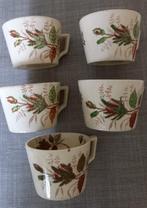 Prachtige antieke koffiekopjes! 5 stuks, Ophalen of Verzenden