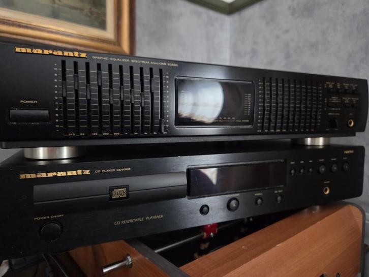 Ensemble Hi-Fi Marantz : Lecteur CD6000 + Égaliseur EQ580, TV, Hi-fi & Vidéo, Lecteurs CD, Utilisé, Marantz, Enlèvement