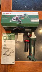 Bosch slijpschijf set met 3 batterijen en oplader en koffer., Ophalen, Zo goed als nieuw, Haakse handslijpmachine